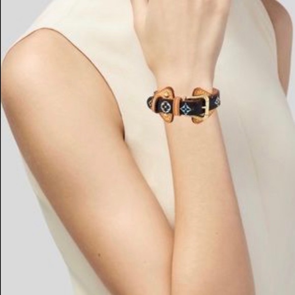 🚫 SOLD |  Louis Vuitton Theda leather bracelet - Picture 8 of 8